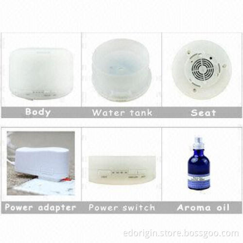 Aroma Air Humidifier with DC 24V/650mA Voltage and 7 Colorful LED Light